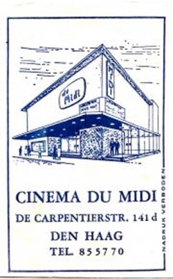 Suikerzakje Du Midi, Collectie Filmhuis Den Haag.