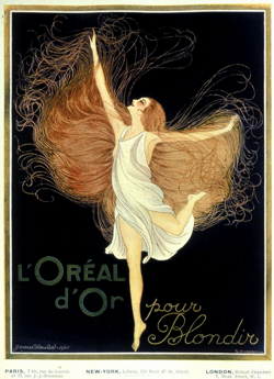 Advertentie L'Oreal 'Pour blondir'.