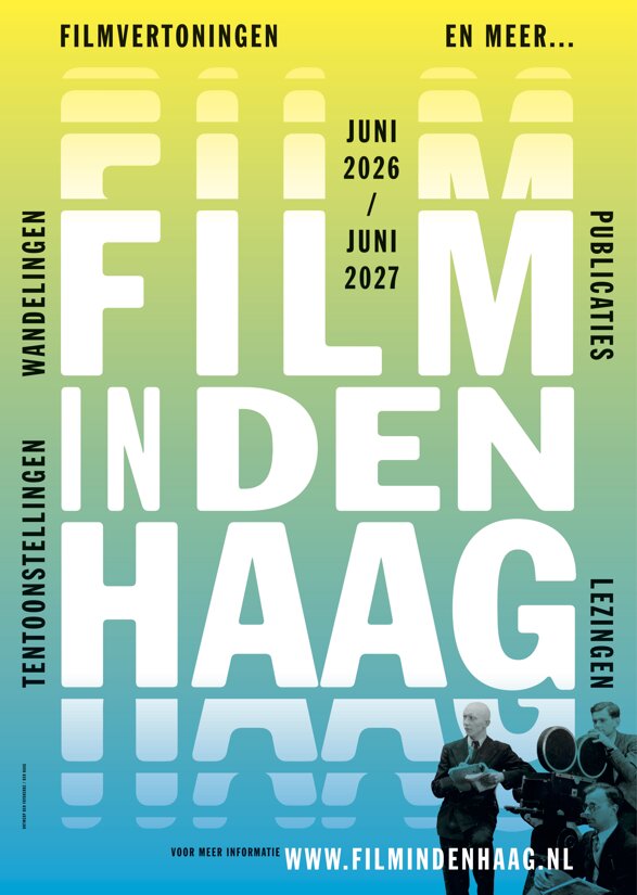 Affiche Film in Den Haag. Ontwerp: Ben Faydherbe.
