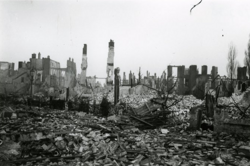 De gevolgen van het bombardement op Bezuidenhout. Collectie: Haagsebeeldbank.nl