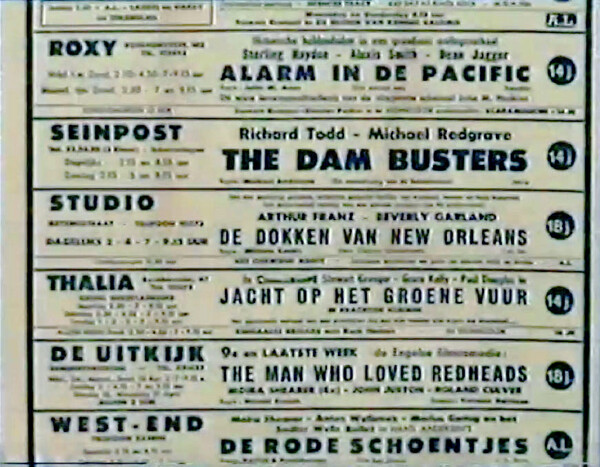 Filmladder Haagsche Courant, 11 april 1957 Filmladder Haagsche Courant, 11 april 1957