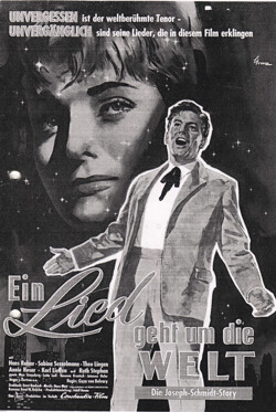 Affiche Ein Lied geht um die Welt, 1958 Affiche Ein Lied geht um die Welt, 1958
