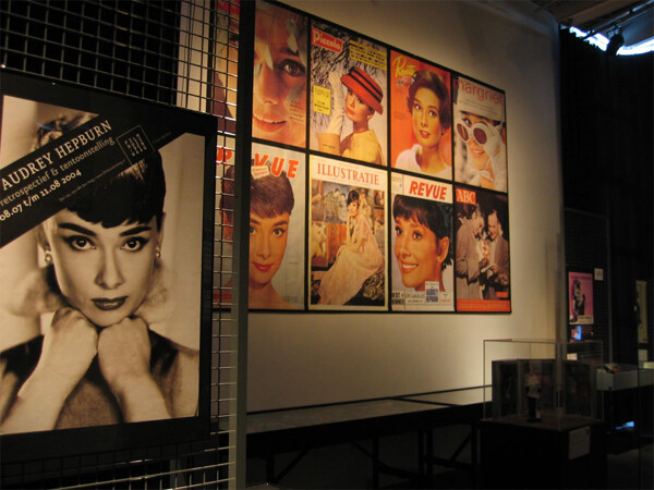 Tentoonstelling Audrey Hepburn in Filmhuis Den Haag, 2004 Tentoonstelling Audrey Hepburn in Filmhuis Den Haag, 2004